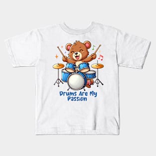 Drums Are My Passion Kids T-Shirt